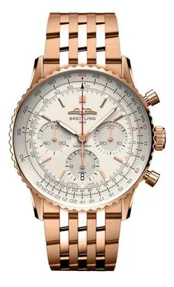 Breitling Navitimer RB0139211G1R1 41mm Rose gold Silver