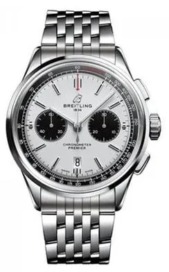 Breitling Premier AB0118221G1A1 42mm Stainless steel Silver