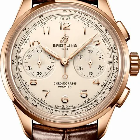 Breitling Premier RB0930371G1P1 40mm Rose gold Silver