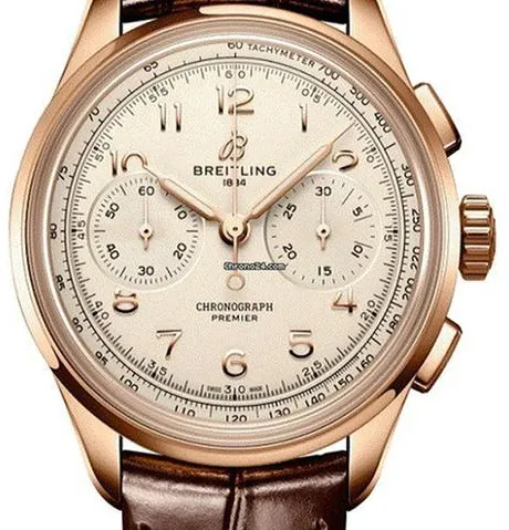 Breitling Premier RB0930371G1P1 40mm Rose gold Silver