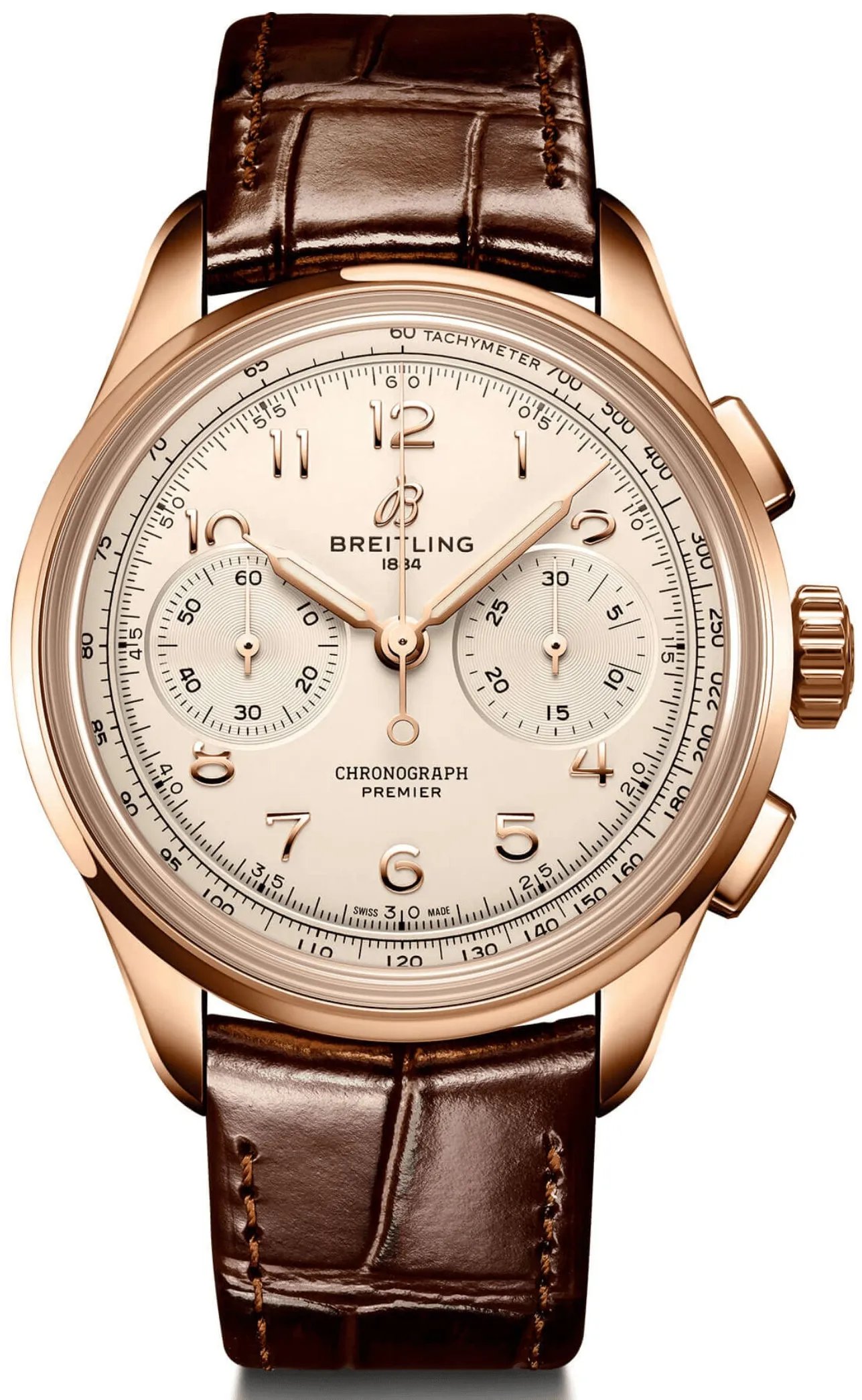 Breitling Premier RB0930371G1P1 40mm Rose gold Silver