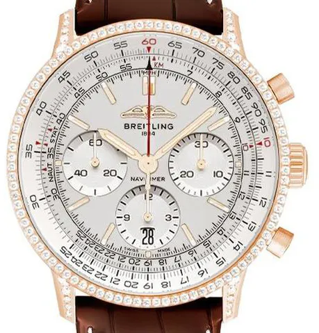 Breitling Navitimer RB0139631G1P1 41mm Rose gold Champagne