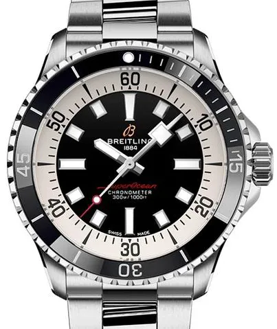 Breitling Superocean A17375211B1A1 42mm Stainless steel Black