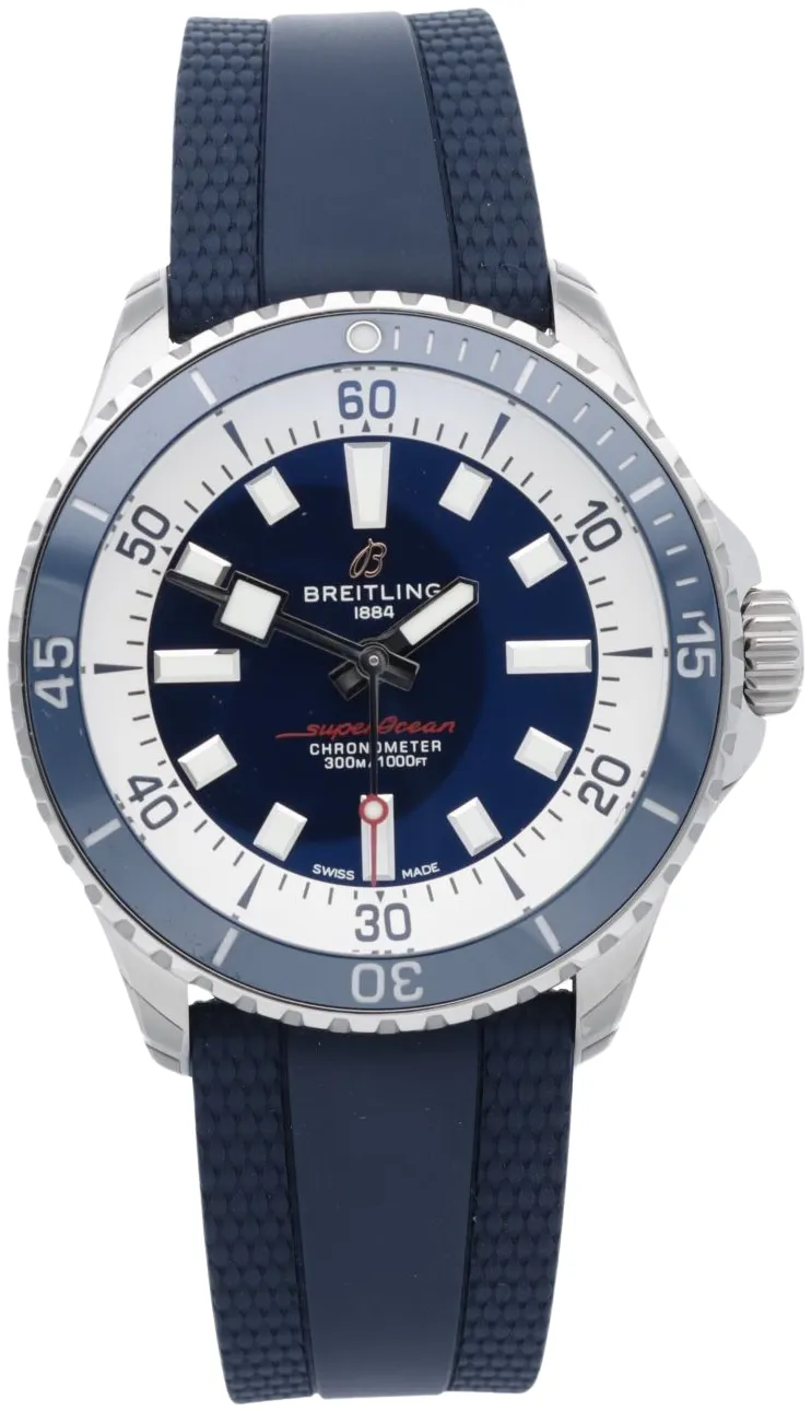 Breitling Superocean A17375E71C1S1 42mm Stainless steel Blue