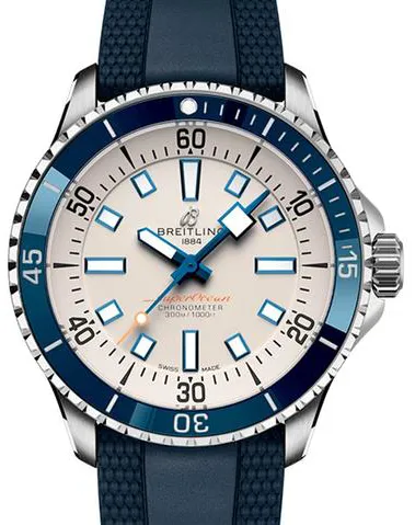 Breitling Superocean A17375E71G1S1 42mm Stainless steel White