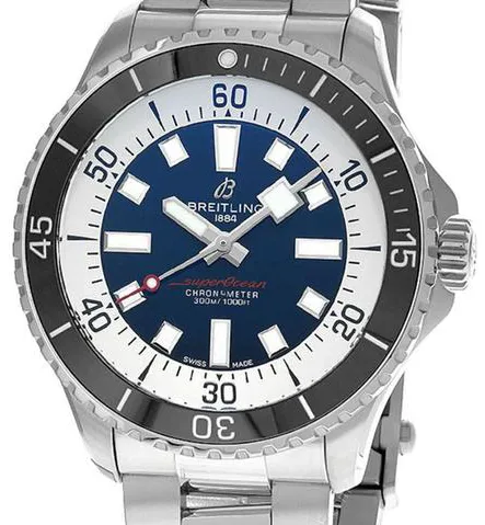 Breitling Superocean A17376211C1A1 44mm Stainless steel Blue