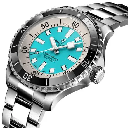 Breitling Superocean A17376211L2A1 44mm Stainless steel Turquoise