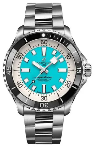 Breitling Superocean A17376211L2A1 44mm Stainless steel Turquoise