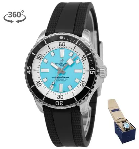 Breitling Superocean A17376211L2S1 44mm Stainless steel Turquoise