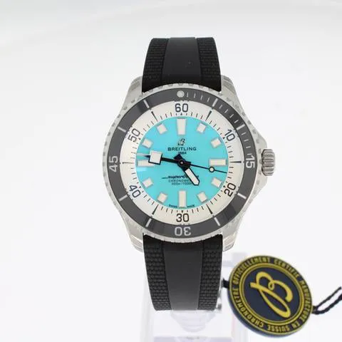 Breitling Superocean A17376211L2S1 44mm Stainless steel Turquoise