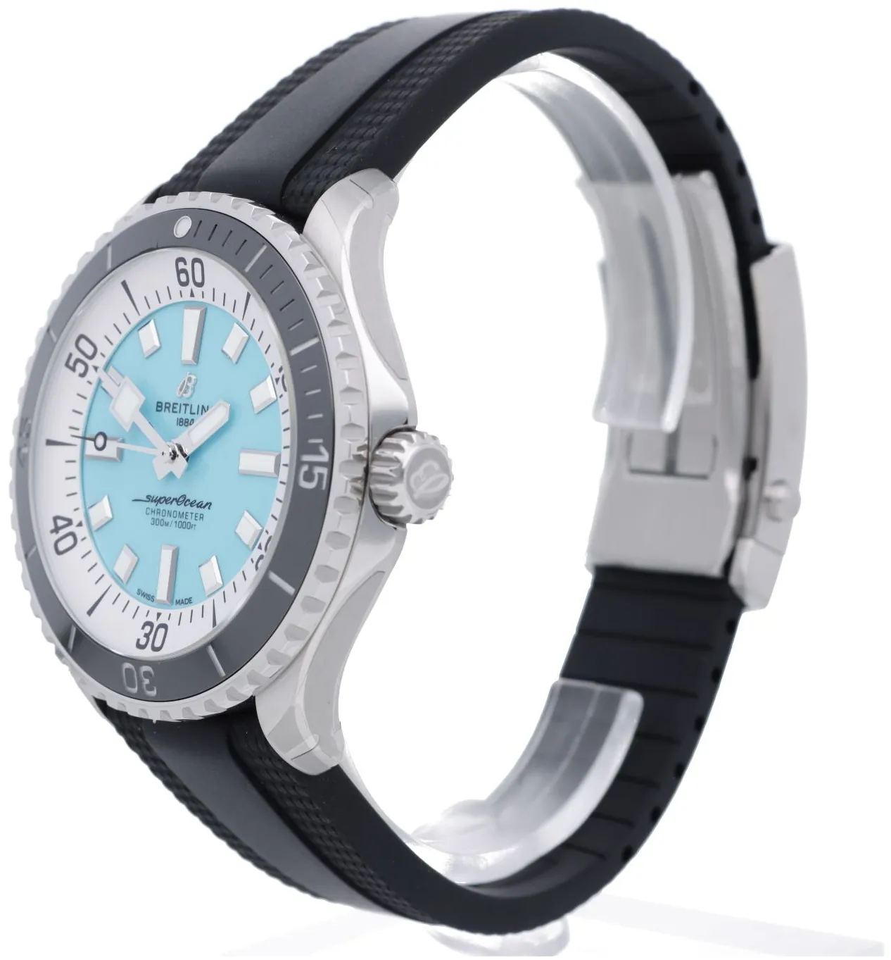 Breitling Superocean A17376211L2S1 44mm Stainless steel Turquoise 1