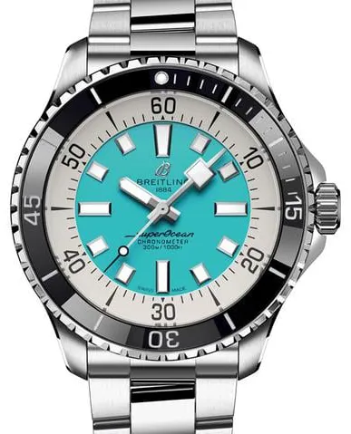 Breitling Superocean A17377211C1A1 36mm Stainless steel Turquoise