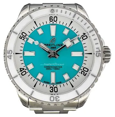 Breitling Superocean A17377211C1A1 Stainless steel Turquoise