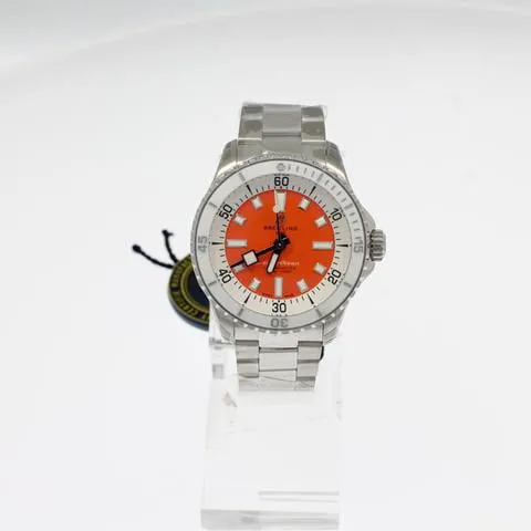 Breitling Superocean A17377211O1A1 36mm Stainless steel Orange