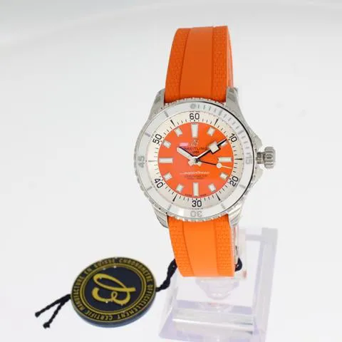 Breitling Superocean A17377211O1S1 36mm Stainless steel Orange