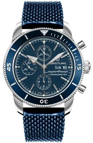 Breitling Superocean Heritage A13313161C1S1 44mm Stainless steel Blue