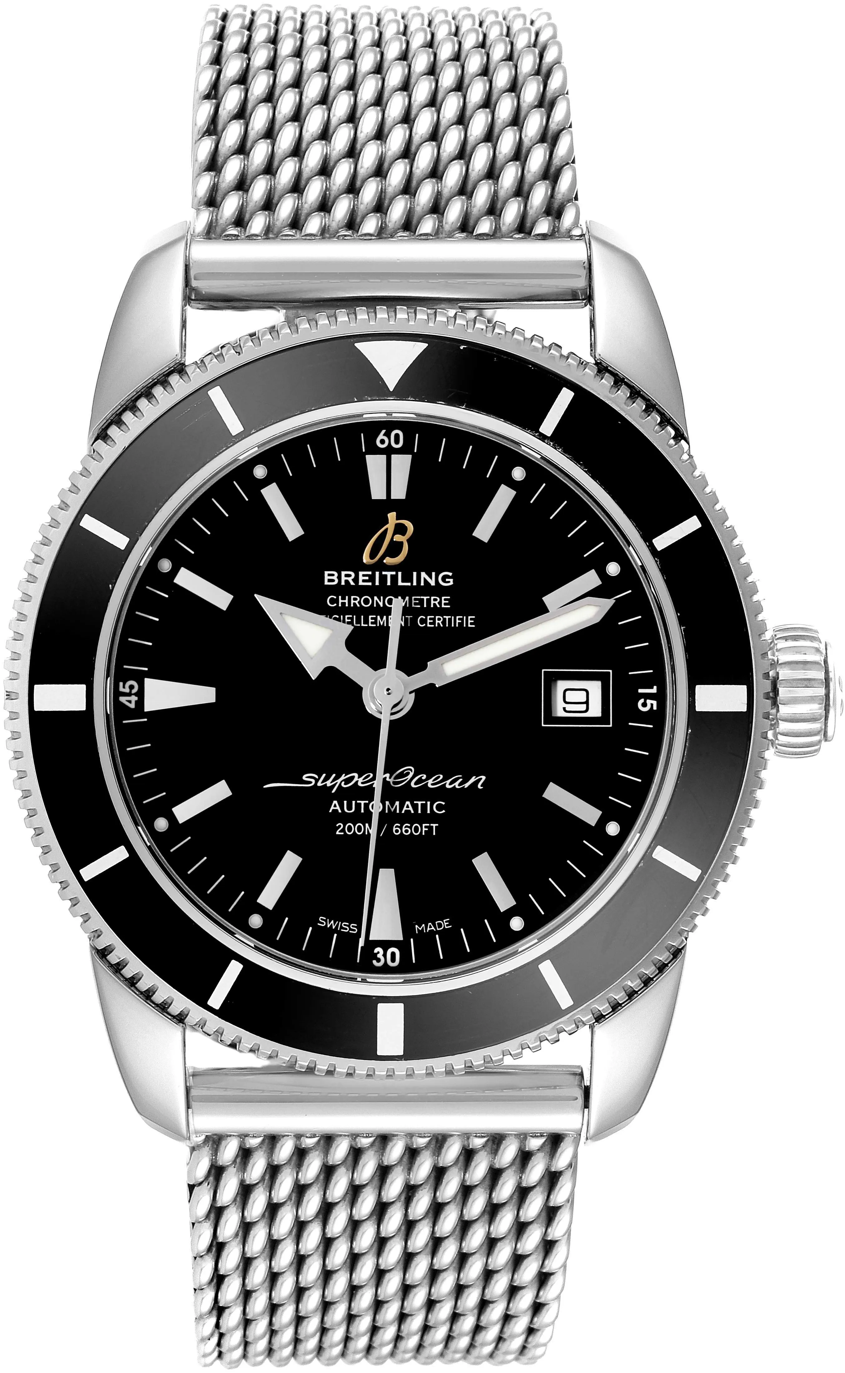 Breitling Superocean Heritage A17321 42mm Stainless steel Black