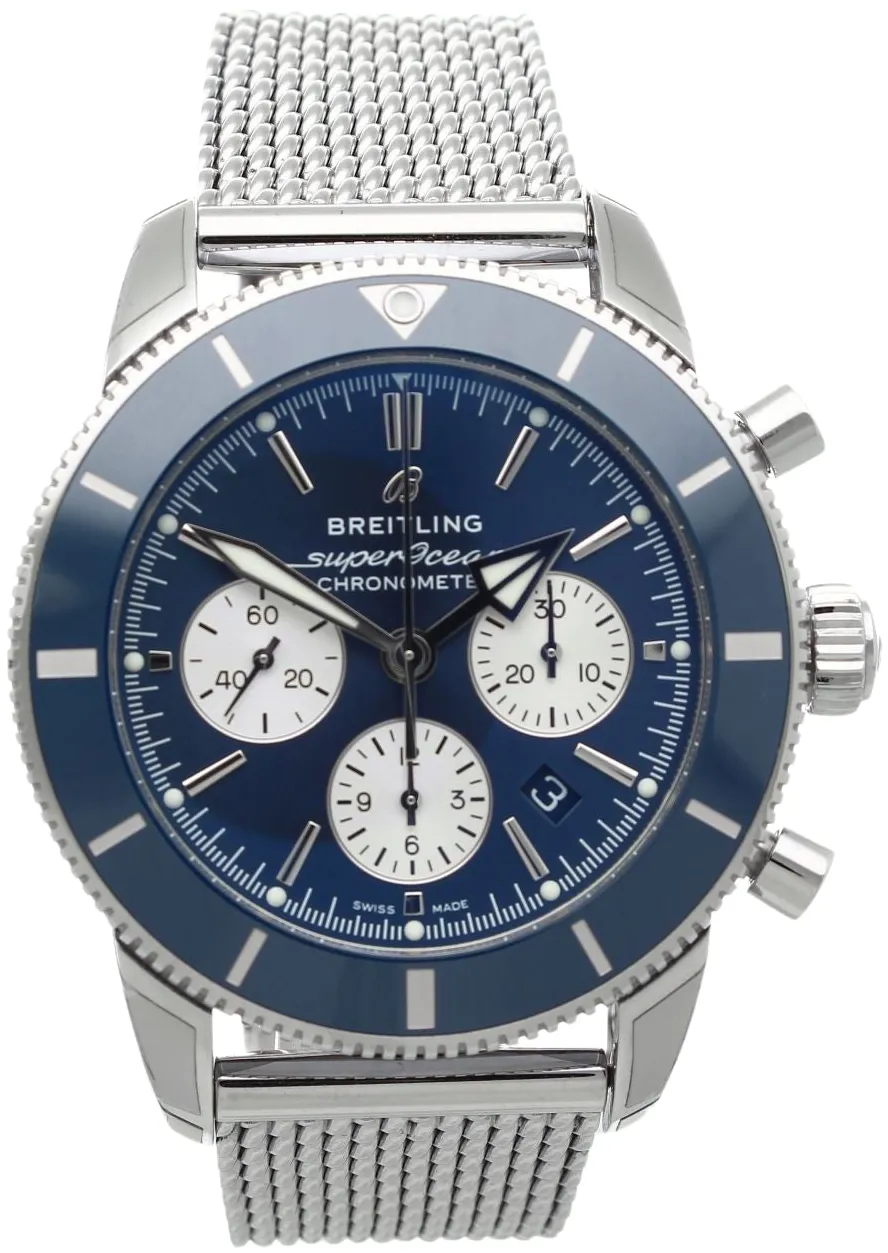 Breitling Superocean Heritage AB0162161C1A1 44mm Stainless steel Blue