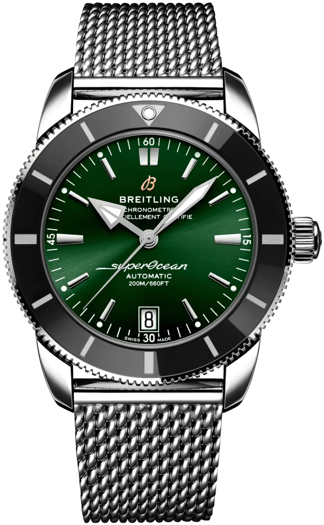 Breitling Superocean Heritage II 42 AB2010121L1A1 42mm Stainless steel Green