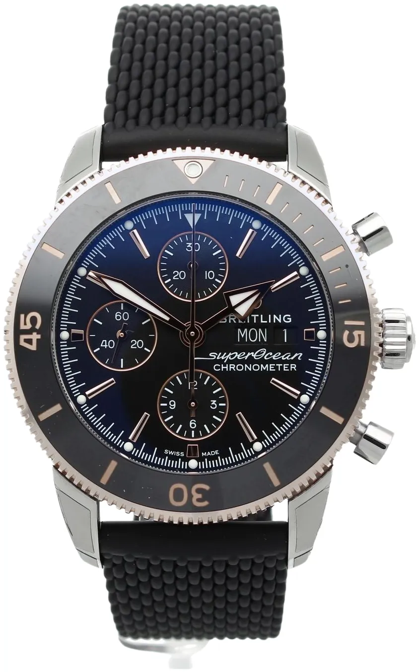 Breitling Superocean Heritage U13313121B1S1 44mm Steel & rose gold Black