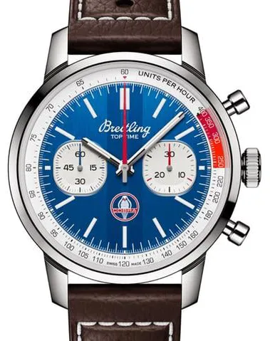 Breitling Top Time AB01763A1C1X1 41mm Stainless steel Blue