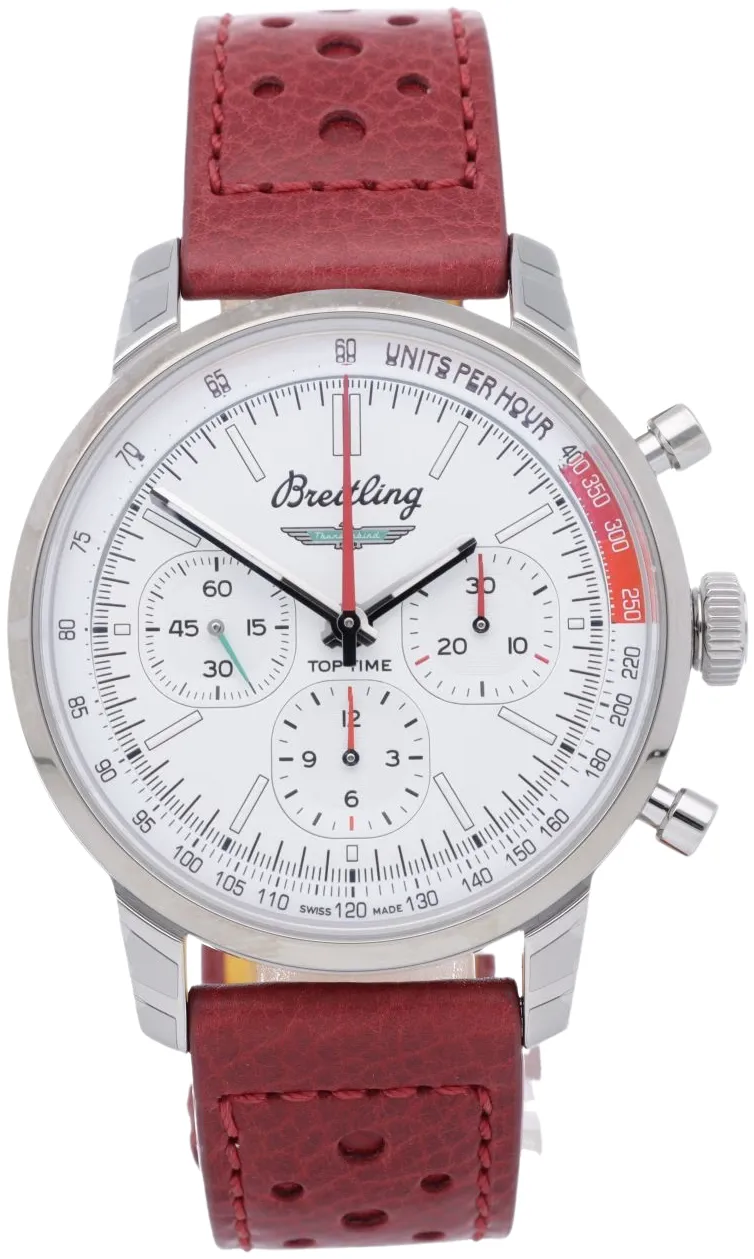 Breitling Top Time AB01766A1A1X1 41mm Stainless steel White