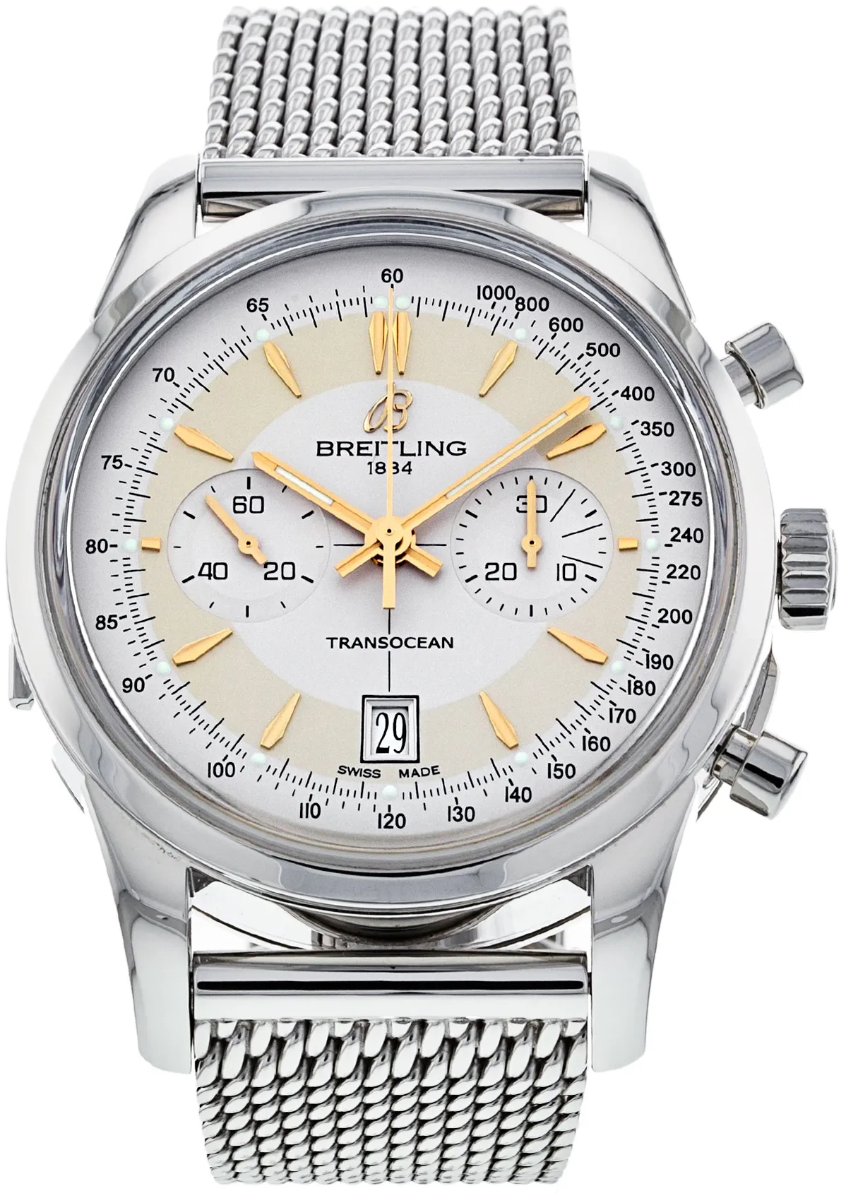 Breitling Transocean AB0154 43mm Stainless steel