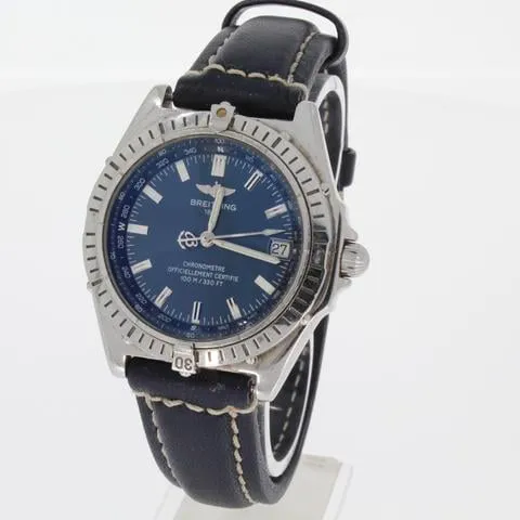 Breitling Windrider A10350 38mm Stainless steel Blue