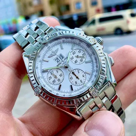 Breitling Crosswind Special A44355 44mm Stainless steel White