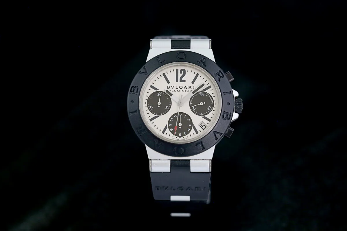 Bulgari Bulgari 38mm Aluminium Black and white