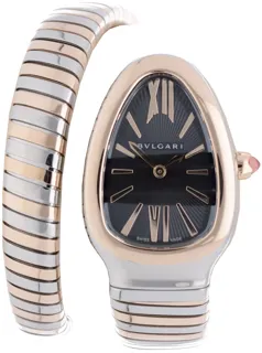 Bulgari Serpenti Tubogas 102123 Rose gold and Stainless steel Black