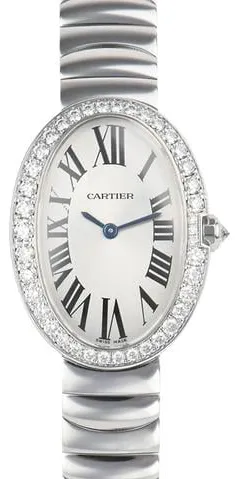 Cartier Baignoire WB520006 31.5mm White gold Silver