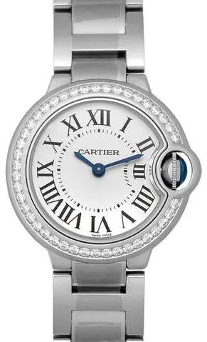 Cartier Ballon Bleu 28mm W4BB0015 28mm Stainless steel White