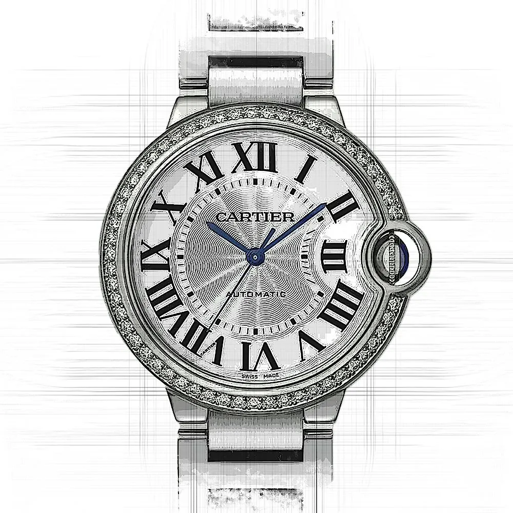 Cartier Ballon Bleu de Cartier W4BB0024 36mm Stainless steel Silver