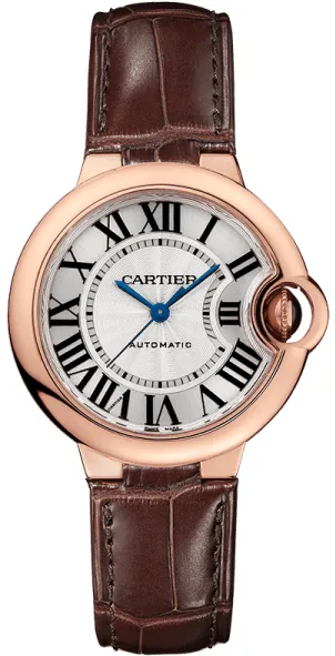 Cartier Ballon Bleu de Cartier W6920097 33mm Rose gold White