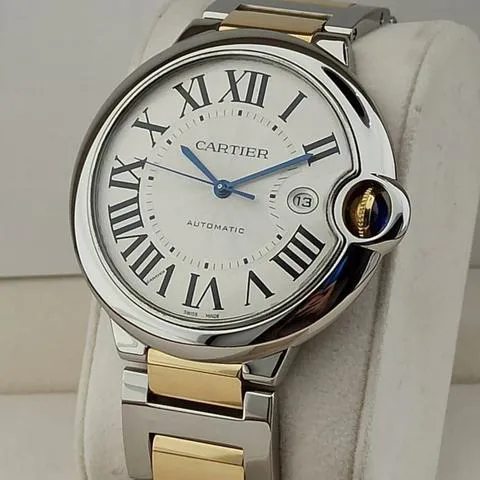 Cartier Ballon Bleu W2BB0022 42mm Yellow gold and Stainless steel Silver