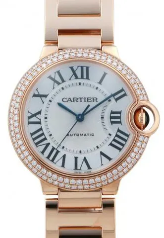 Cartier Ballon Bleu WE9005Z3 36mm Rose gold Silver