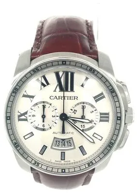 Cartier Calibre de Cartier 3578 42mm Stainless steel White