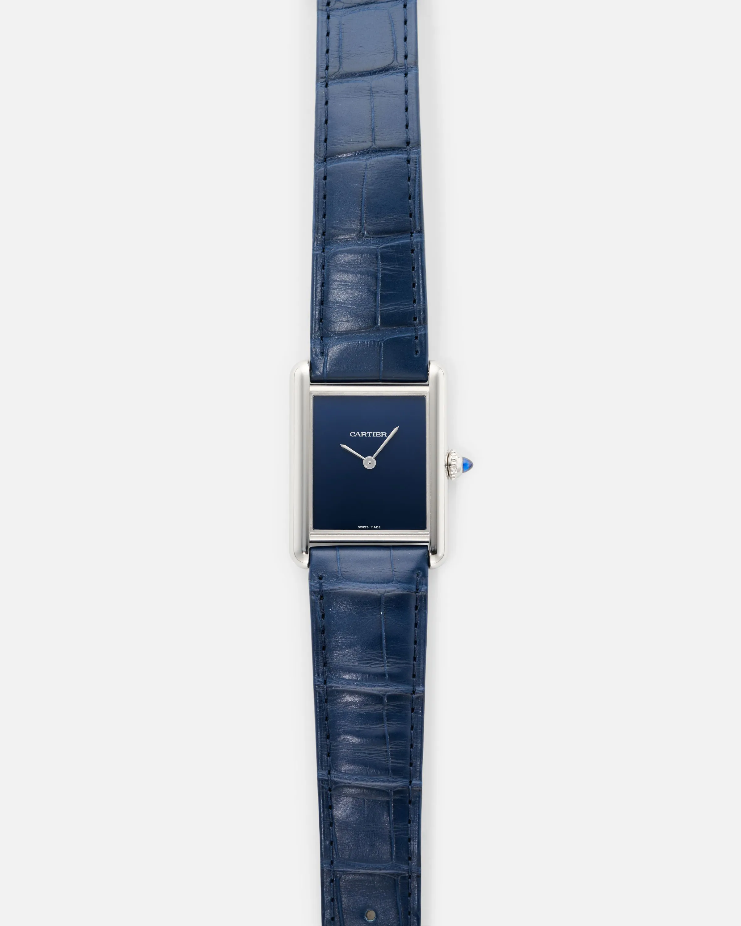 Cartier Must de Cartier Tank WSTA0055 25mm Stainless steel Blue 3