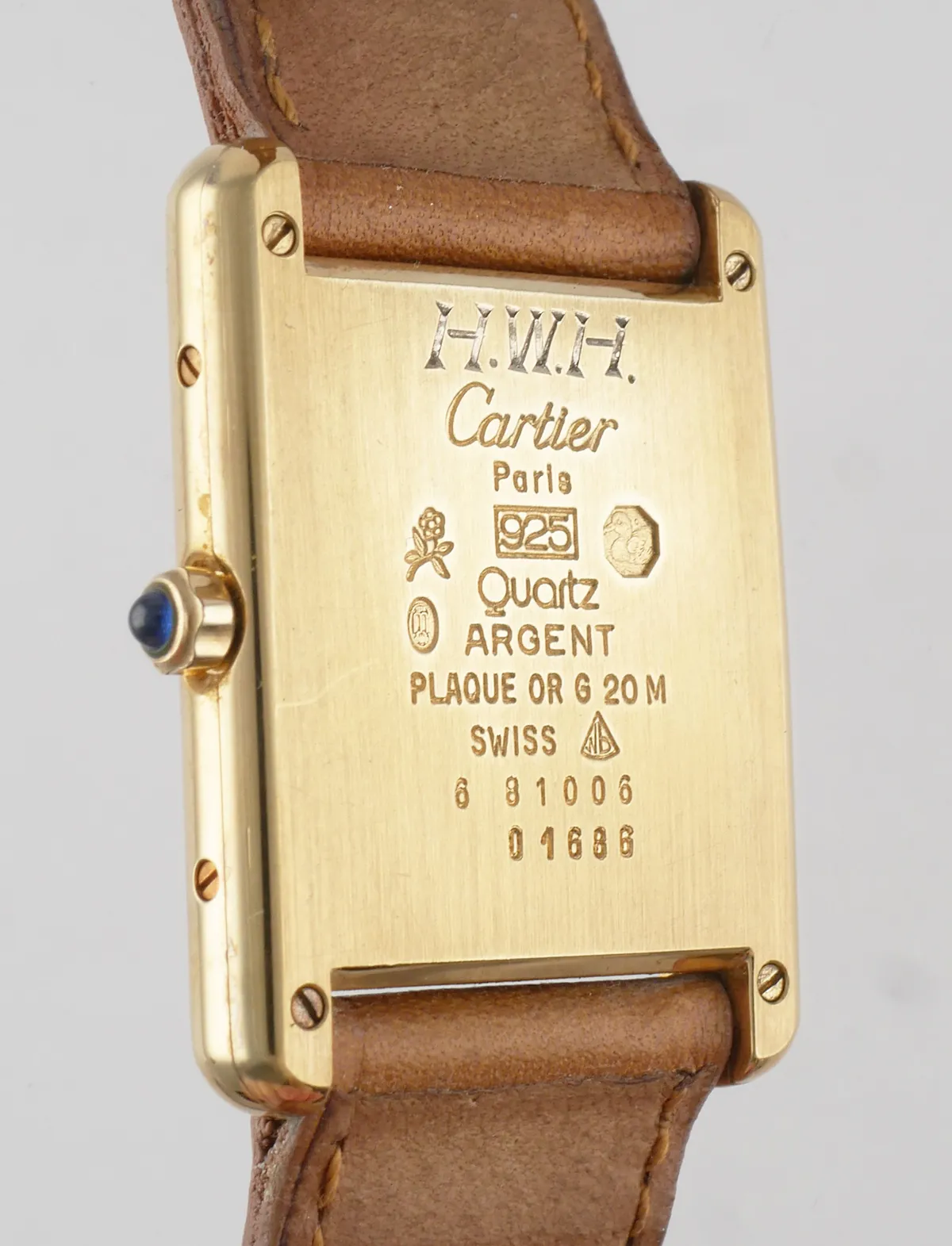 Cartier Must de Cartier Tank 23.5mm Gold-plated 2