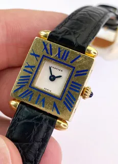 Cartier Obus A101 19mm Yellow gold White