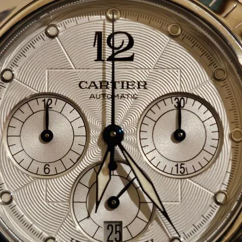 Cartier Pasha 2113 38mm Steel White 7
