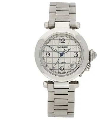 Cartier Pasha 2324 35mm Steel White