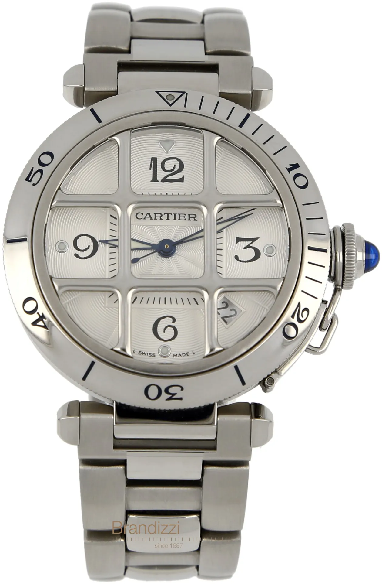 Cartier Pasha 2379 38mm Stainless steel 2