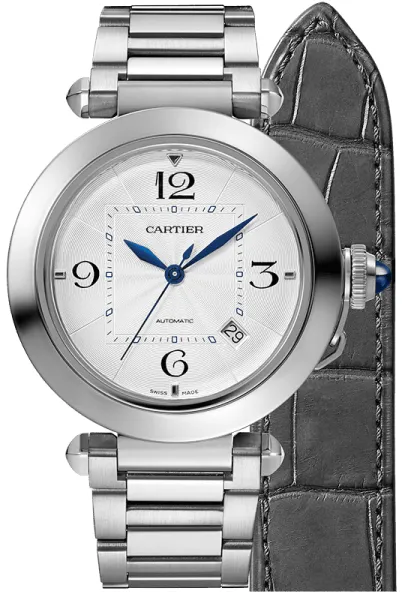 Cartier Pasha WSPA0009 41mm Stainless steel White 1