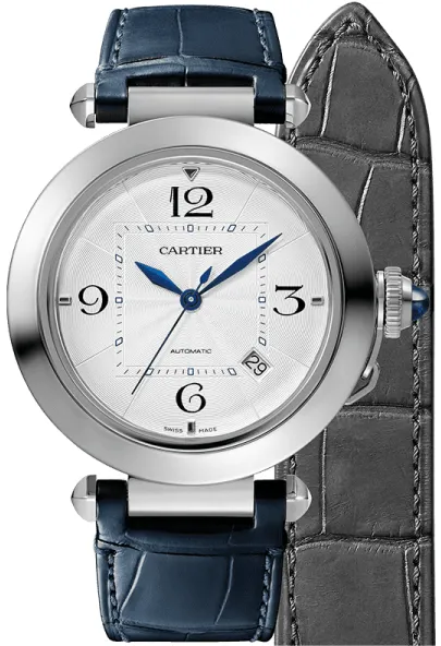 Cartier Pasha WSPA0010 41mm Stainless steel White