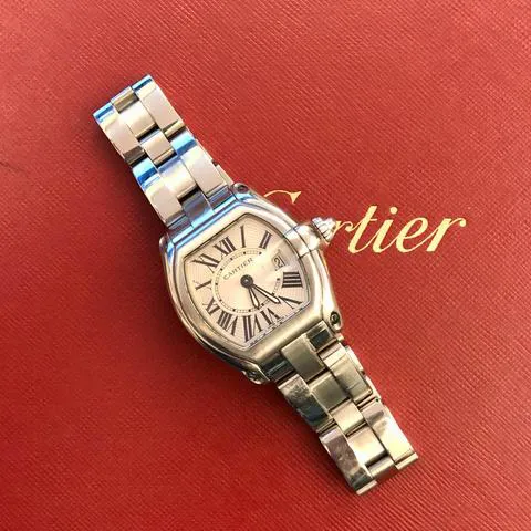 Cartier Roadster 2675 31mm Stainless steel White