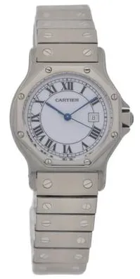 Cartier Santos 0906 29mm Stainless steel White