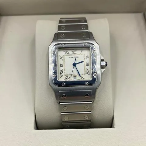 Cartier Santos 1564 29mm Stainless steel White