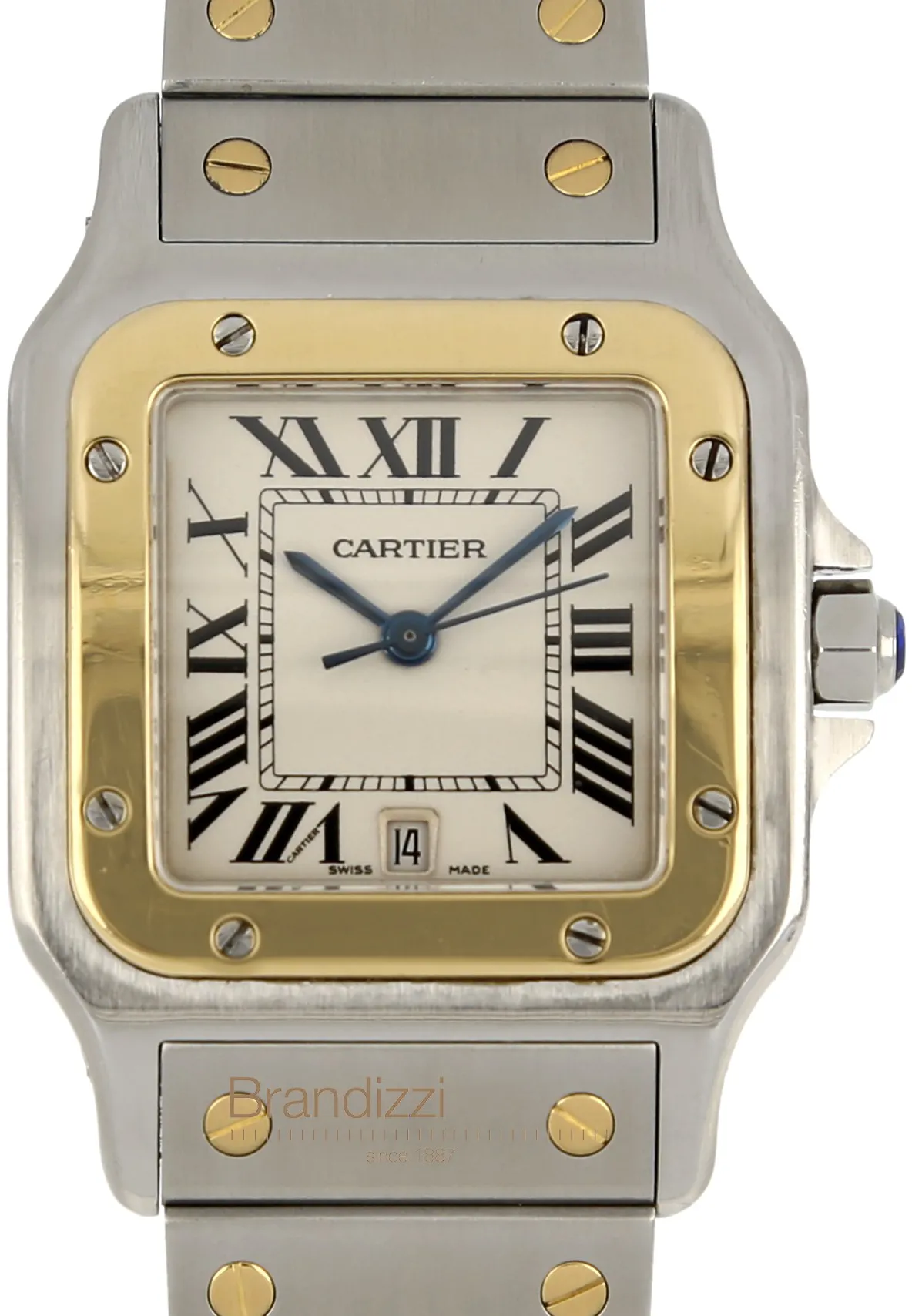 Cartier Santos 1566 29mm Steel and gold